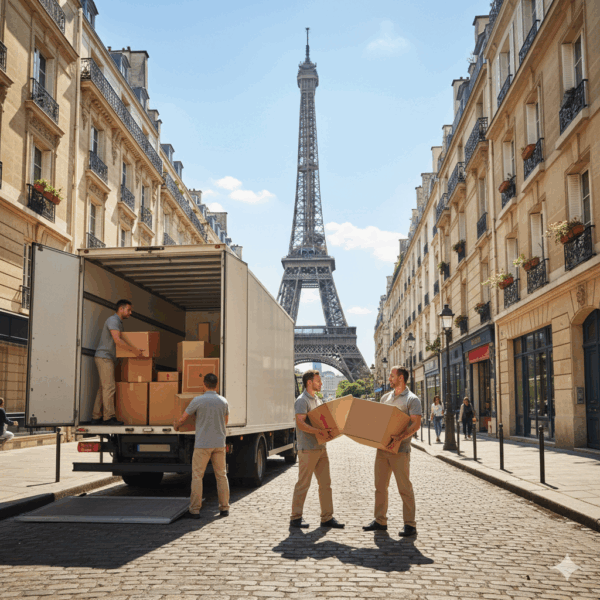 Déménagement international sur Paris